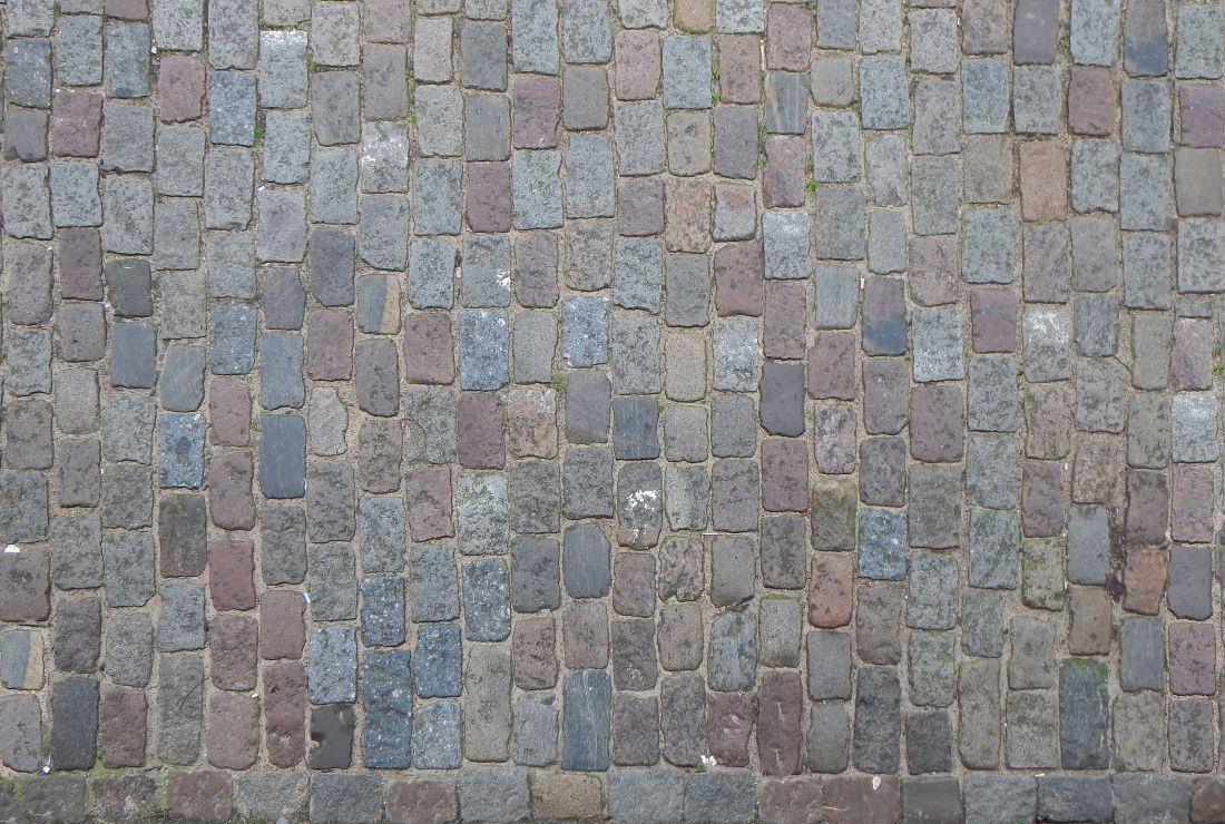 Dark Stone Blocks Concrete Floor Texture