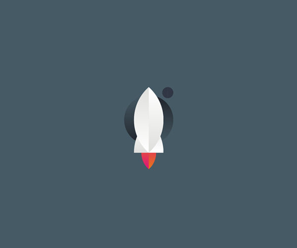 Download Elegant Rocket Logo Design For Free