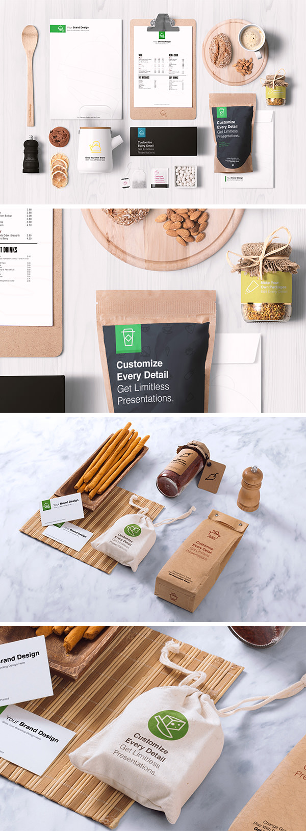 FREE 4+ Photorealistic Food Box Mockups in PSD | InDesign | AI