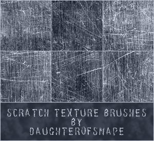 Dust Scratch Texture Brushes