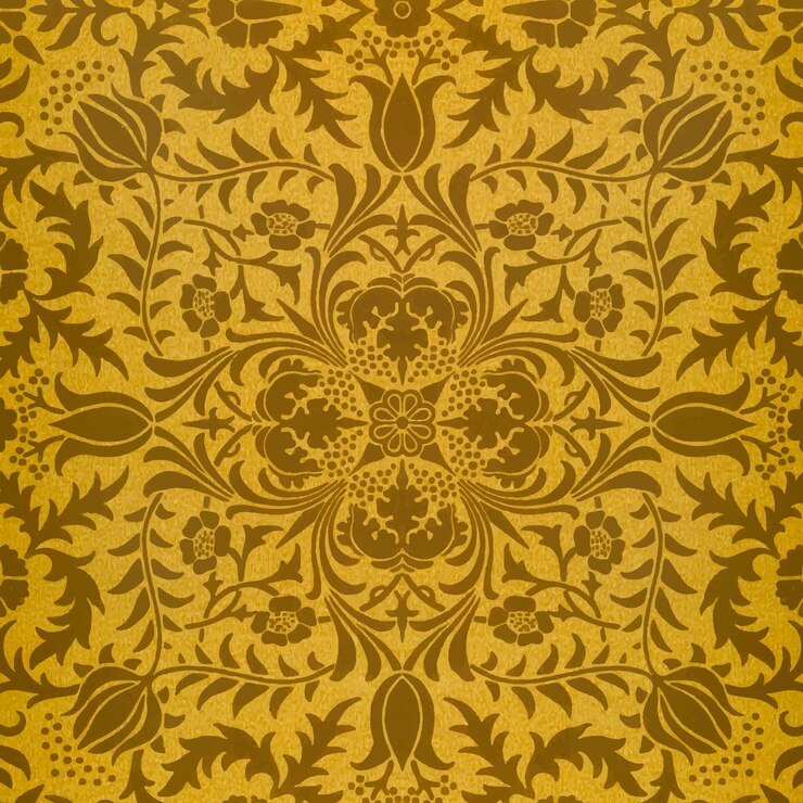 European Gold Pattern Vector Graphics