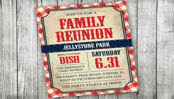 Free 13 Beautiful Family Reunion Invitation Designs In Psd Vector Eps Ms Word Pages Publisher Ai
