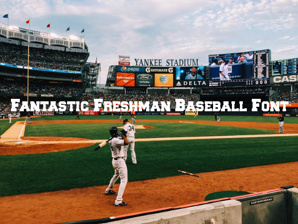 Fantastic Freshman Baseball Font