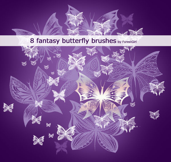 Fantasy Butterfly Brushes