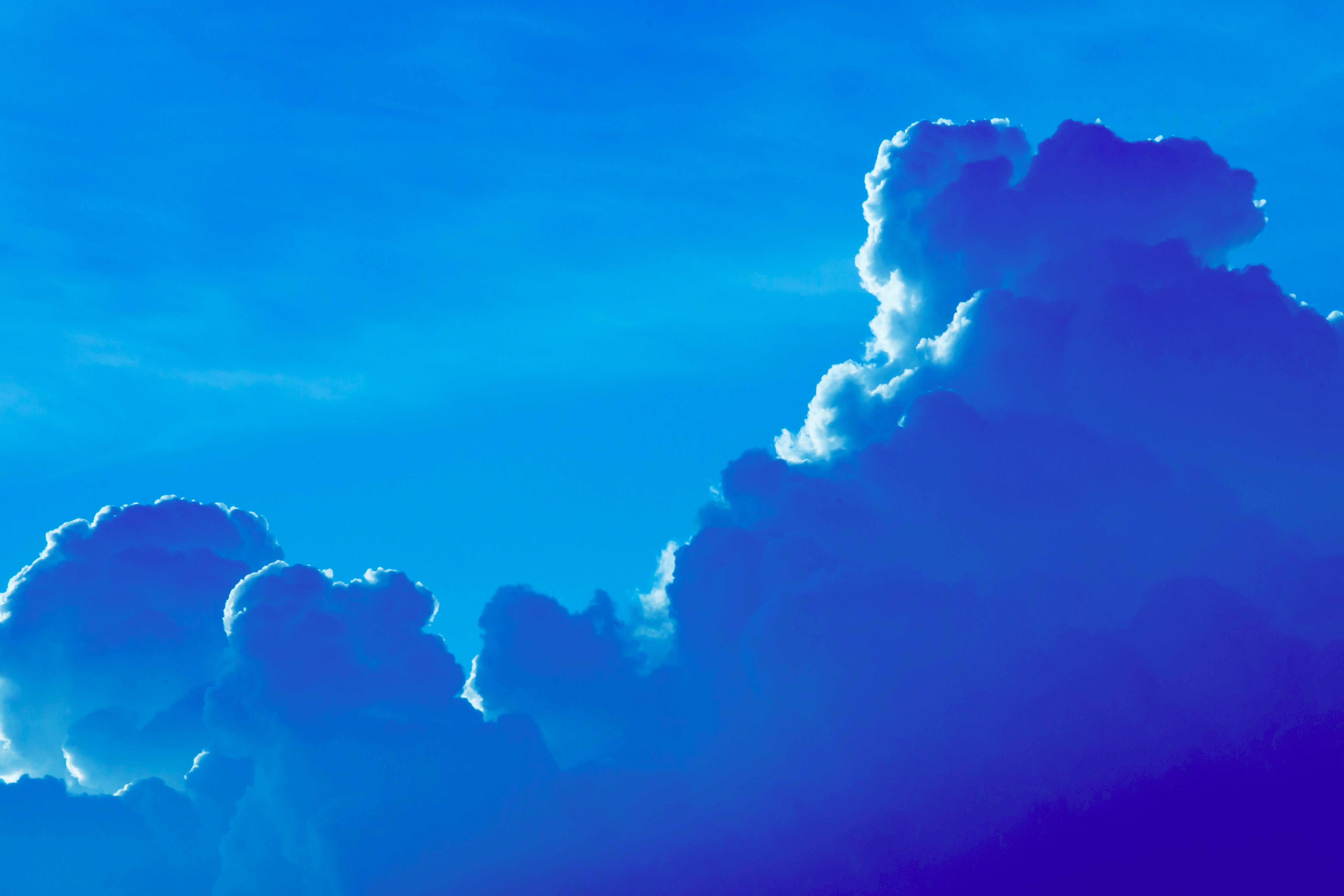 Free Blue Cloudscape Sky Background For You
