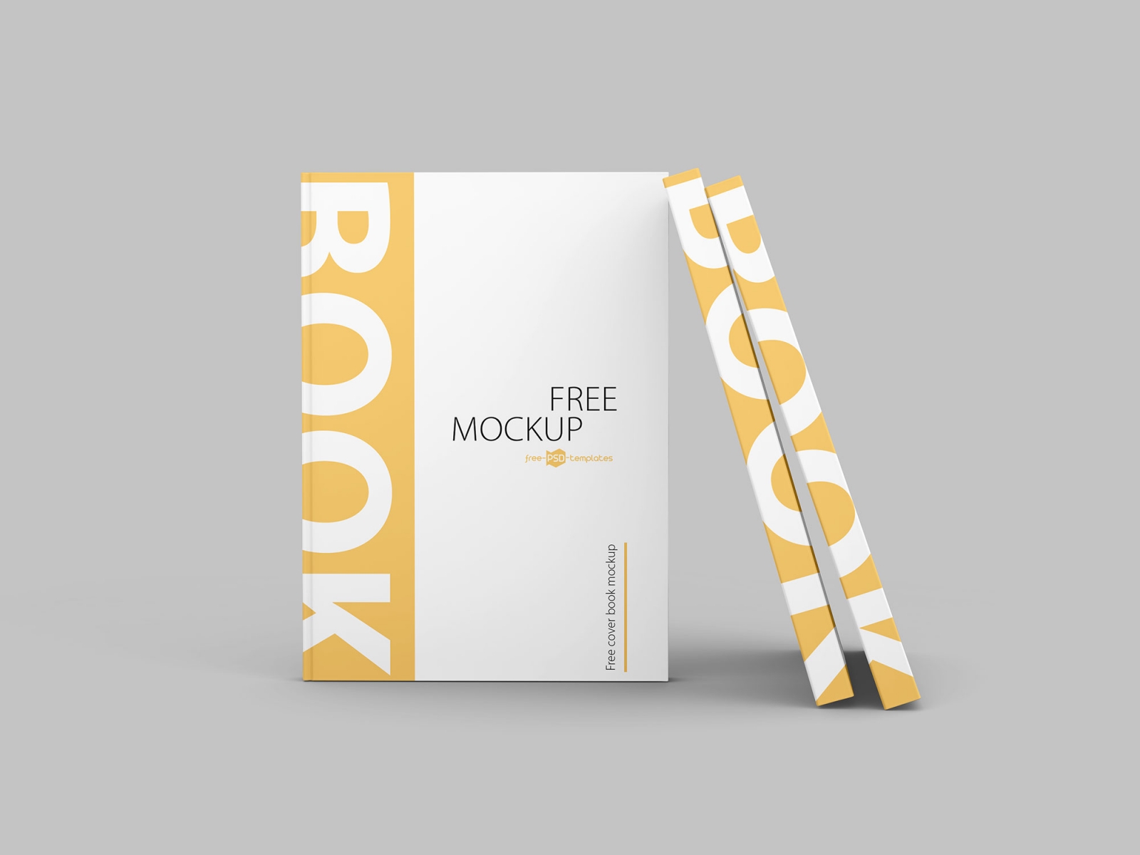 Free Book Cover Mockups (PSD)