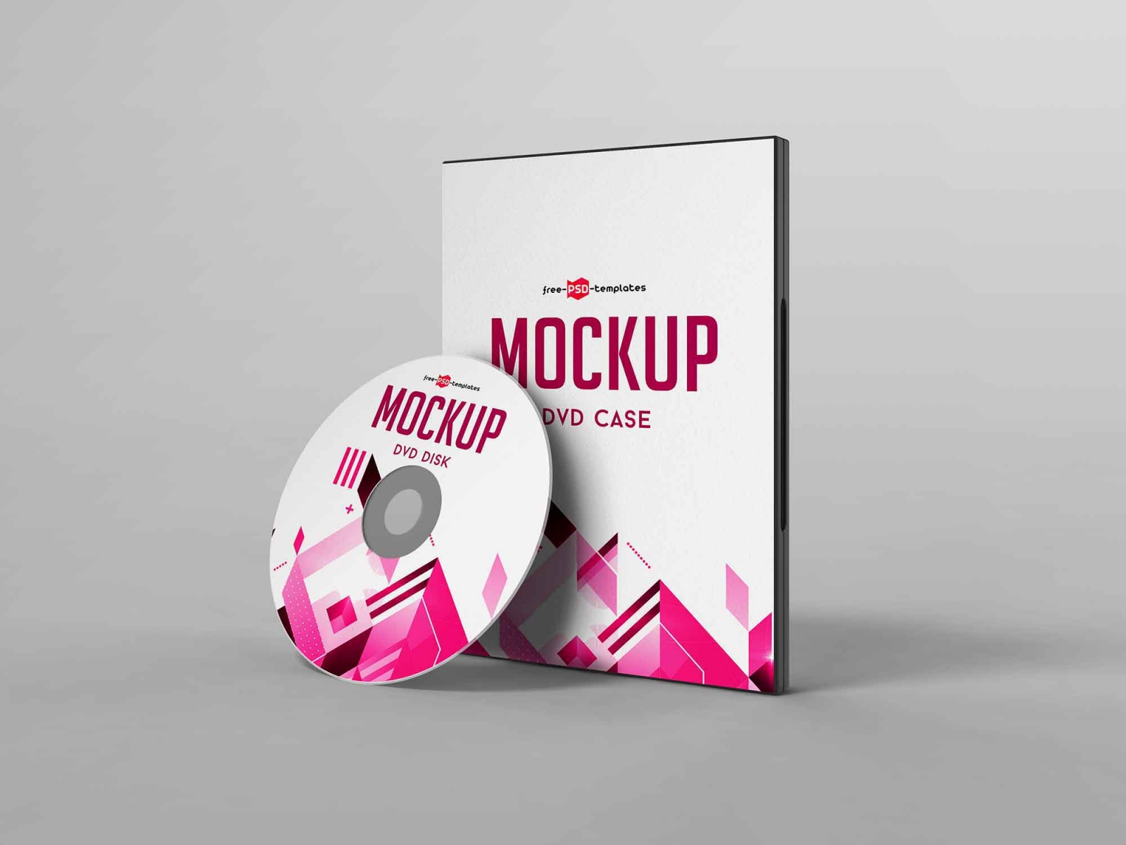 Free DVD Case Mockup (PSD)