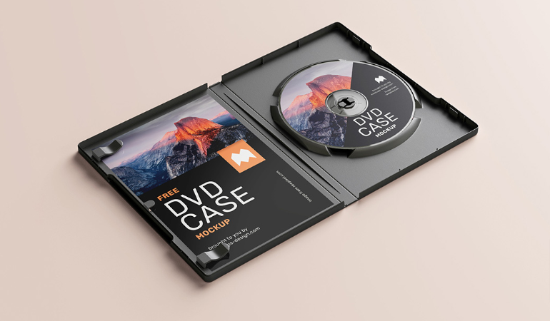 Free Dvd Case mockup