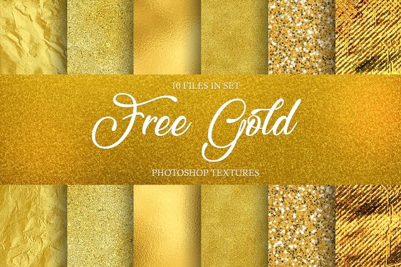 Free Gold Textures for Photoshop