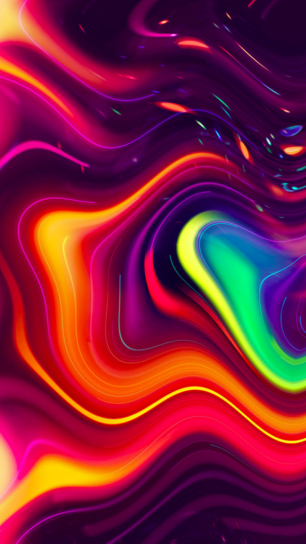 Trippy iPhone Backgrounds in PSD