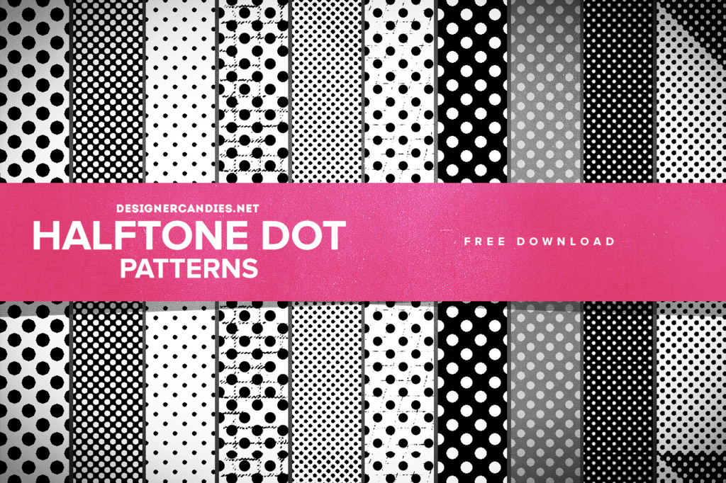 Free Halftone Dot Textures For You