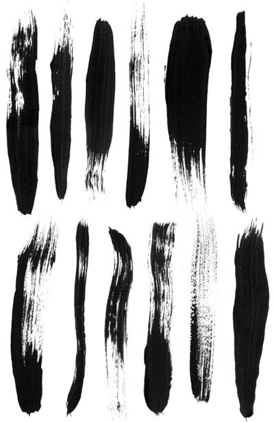 Free High Resolution Photoshop Brushes – Acrylic Paint Brush Strokes