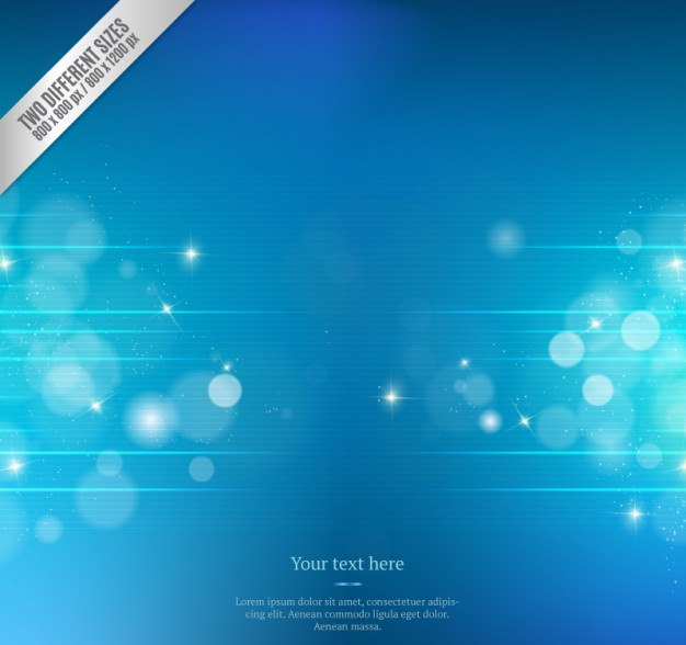 Free Light Blue Bokeh Background