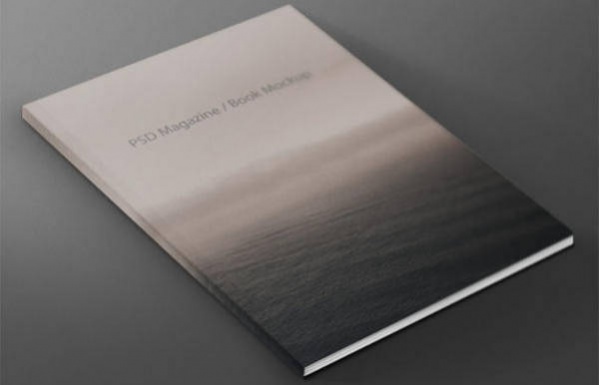 Free PSD Book Cover Mockup Magazine Cover Design