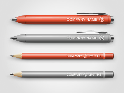 Free 7 Pen Mockups In Psd Indesign Ai Stationery