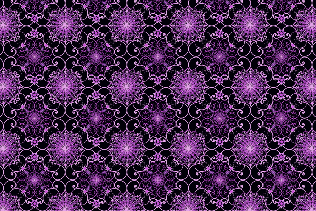 Free Photoshop Purple Floral Pattern