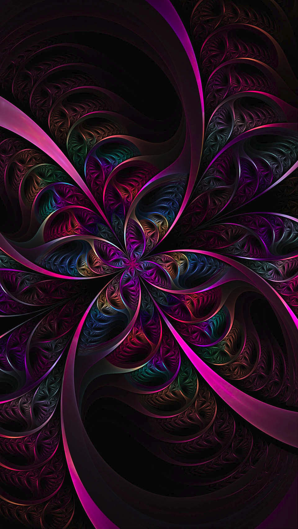 Free Sharp Psychedelic Trippy iPhone Background