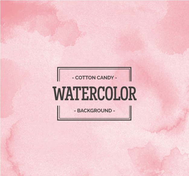 Free Vector Cotton Candy Watercolor Background