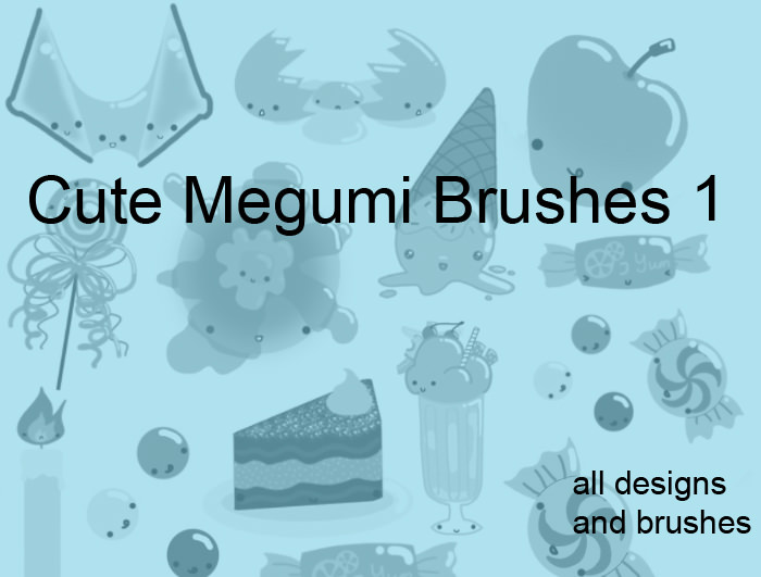 Free cute Megumi Brushes