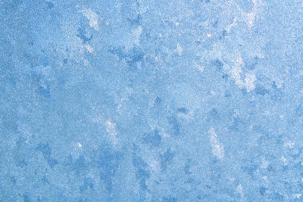 Frost on Glass Close Up Texture Colorized Sky Blue