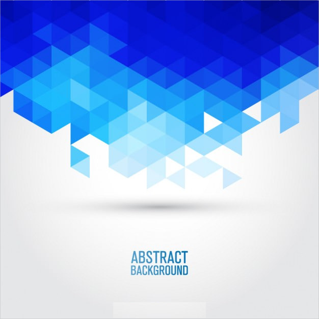 Geometric Blue Abstract Vector Background