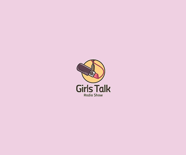 Girls Radio Talk Logo Design For Free 