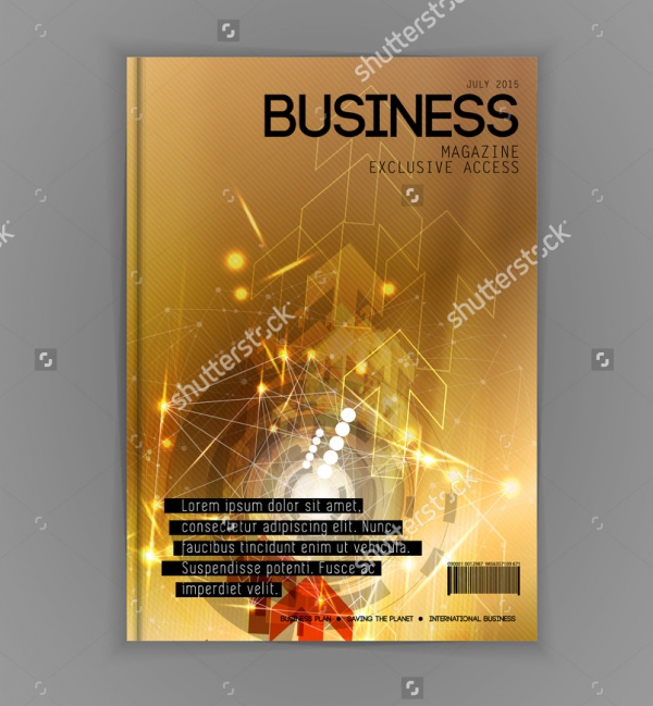 Glitter Financial Magazine Design