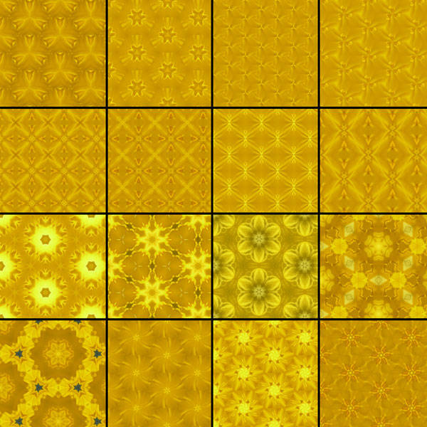 Gold Patterns for Photoshop