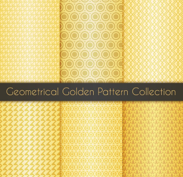 Golden Geometrical Pattern Collection