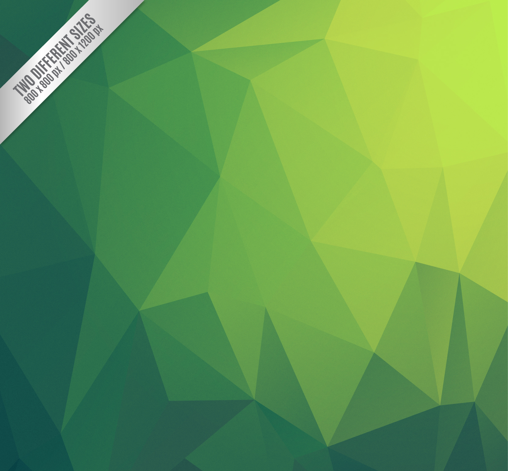 Green Abstract Polygonal Background