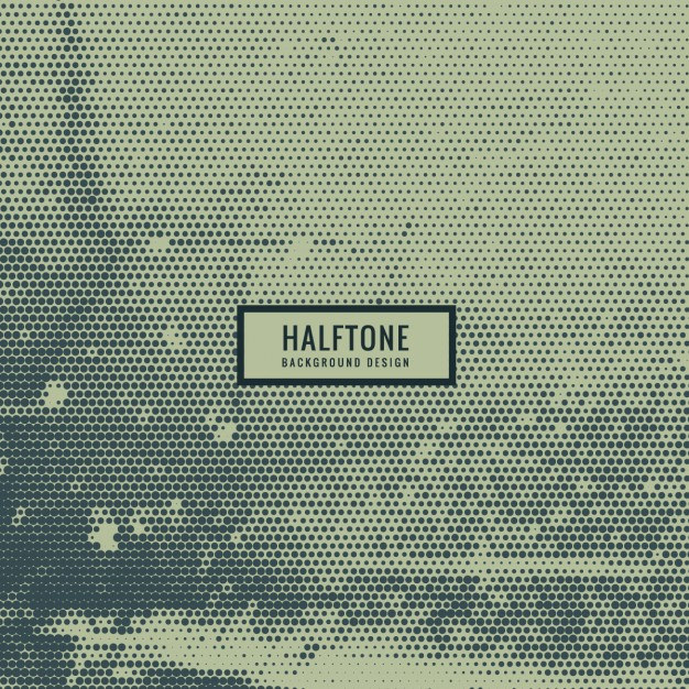 Grunge Halftone Vintage Pattern