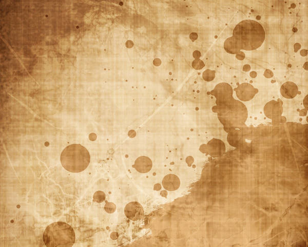 Grunge Paper Texture with Coffee Stains