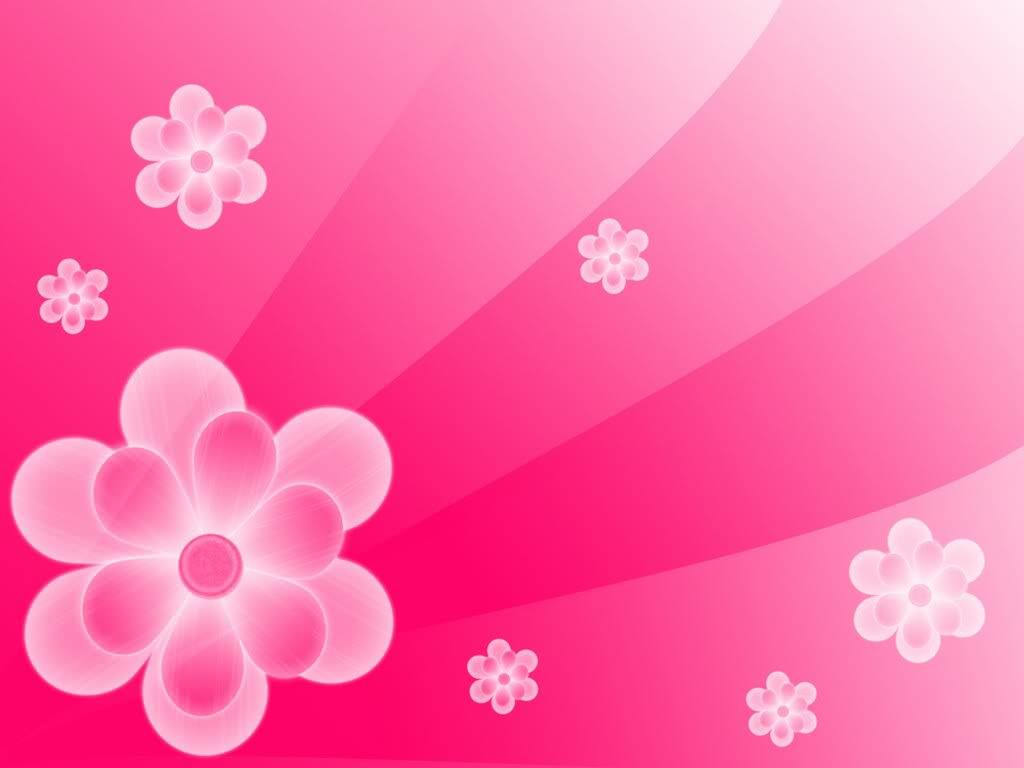 HD Pink Flowers Background