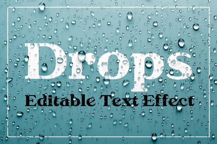 High Quality Rain Drop PSD for Download 