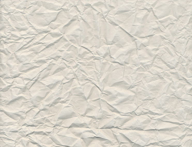 High Quality White Crumpled Paper Texture