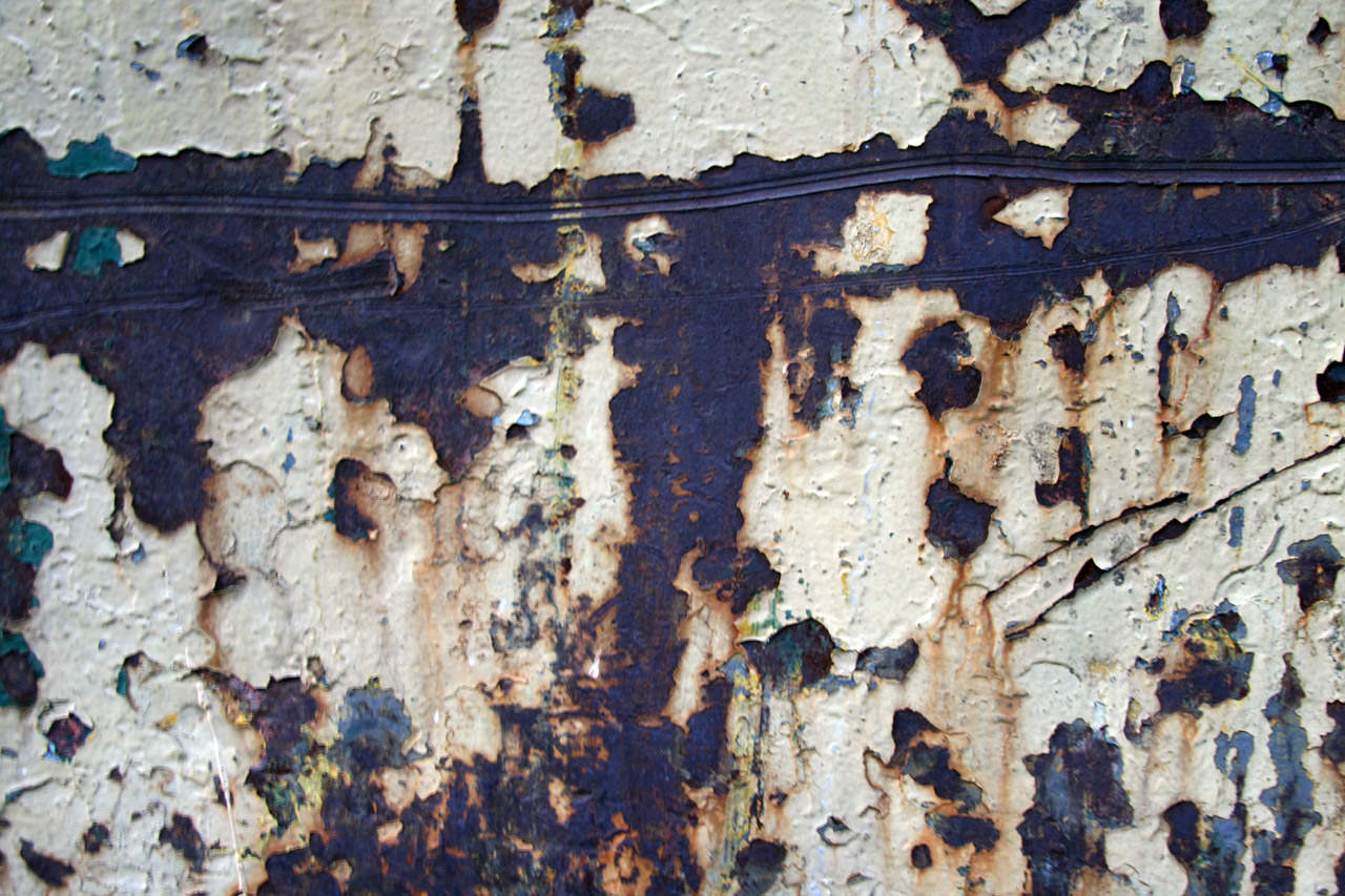 High Res Peeled Rust Texture