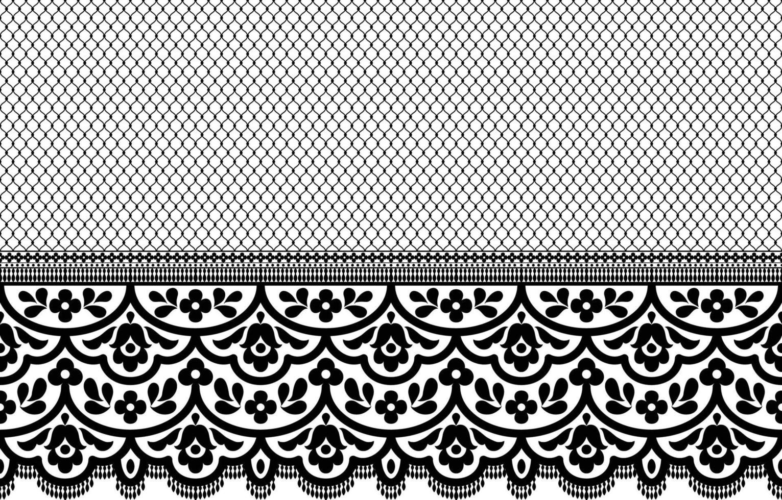 Lace Pattern Vector Art