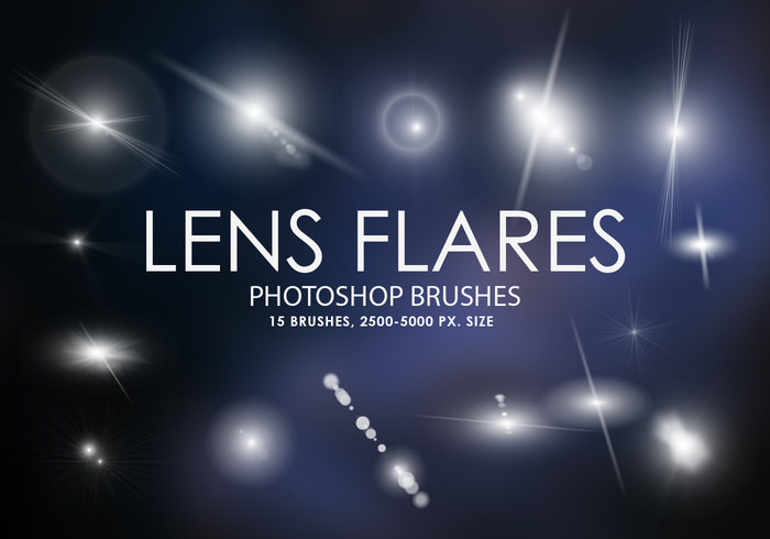 Lens Flares Free Photoshop Vector Brushes