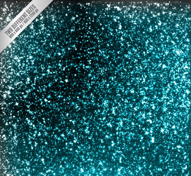 Light Blue Glitter Background Free Vector