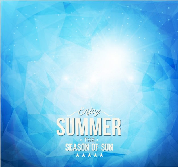 Light Blue Summer Background Free Vector