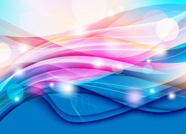 Luminous Pink & Blue Abstract Background