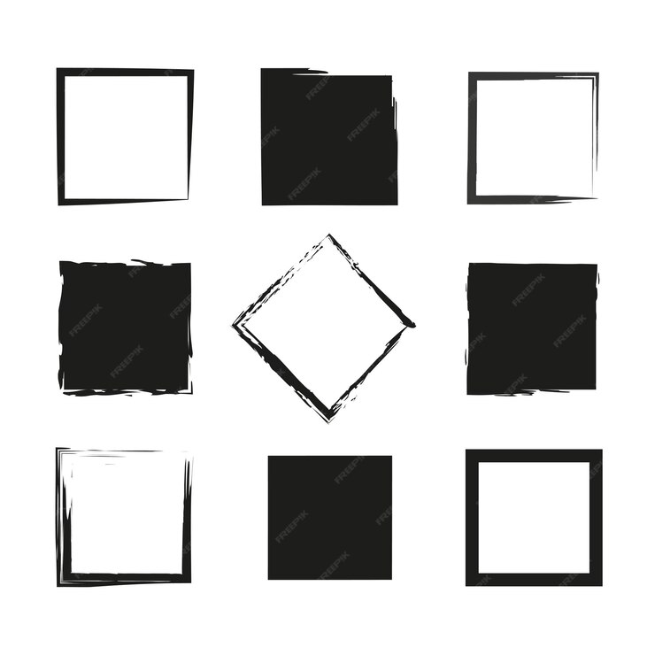 Modern Brush Squares for Photoshop