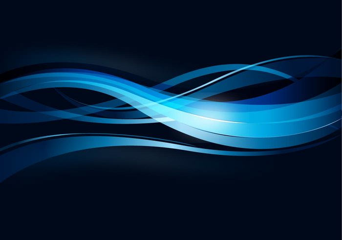 Navy Blue Wavy Lines Background