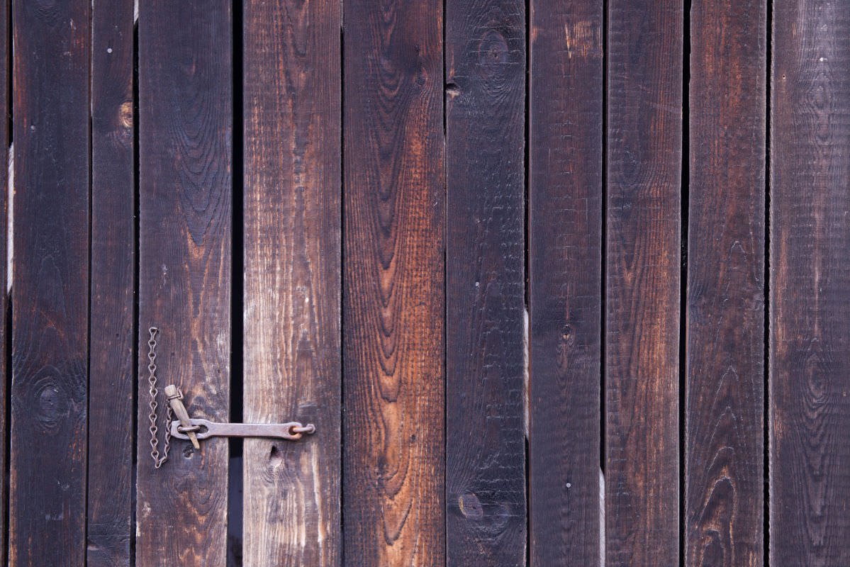 Old Wooden Gate Background