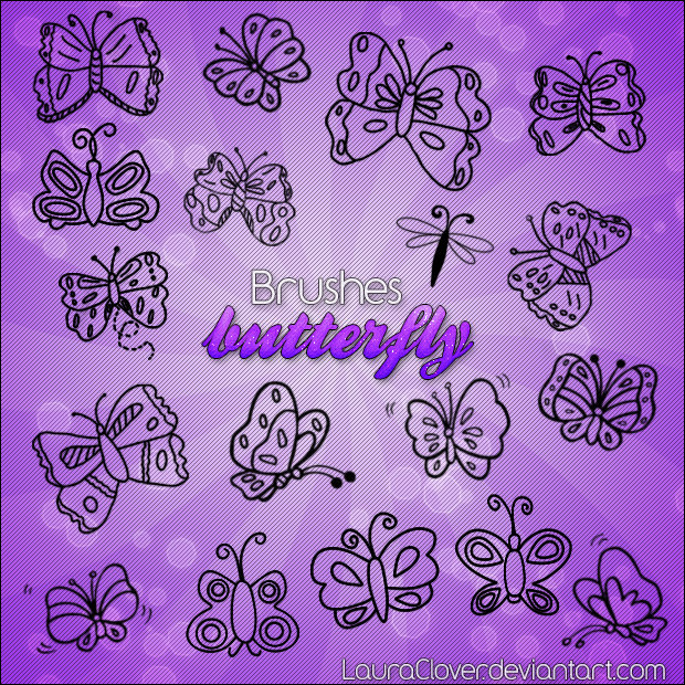 Photoshop Butterfly Brushes