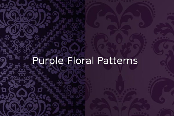 Purple Floral Patterns