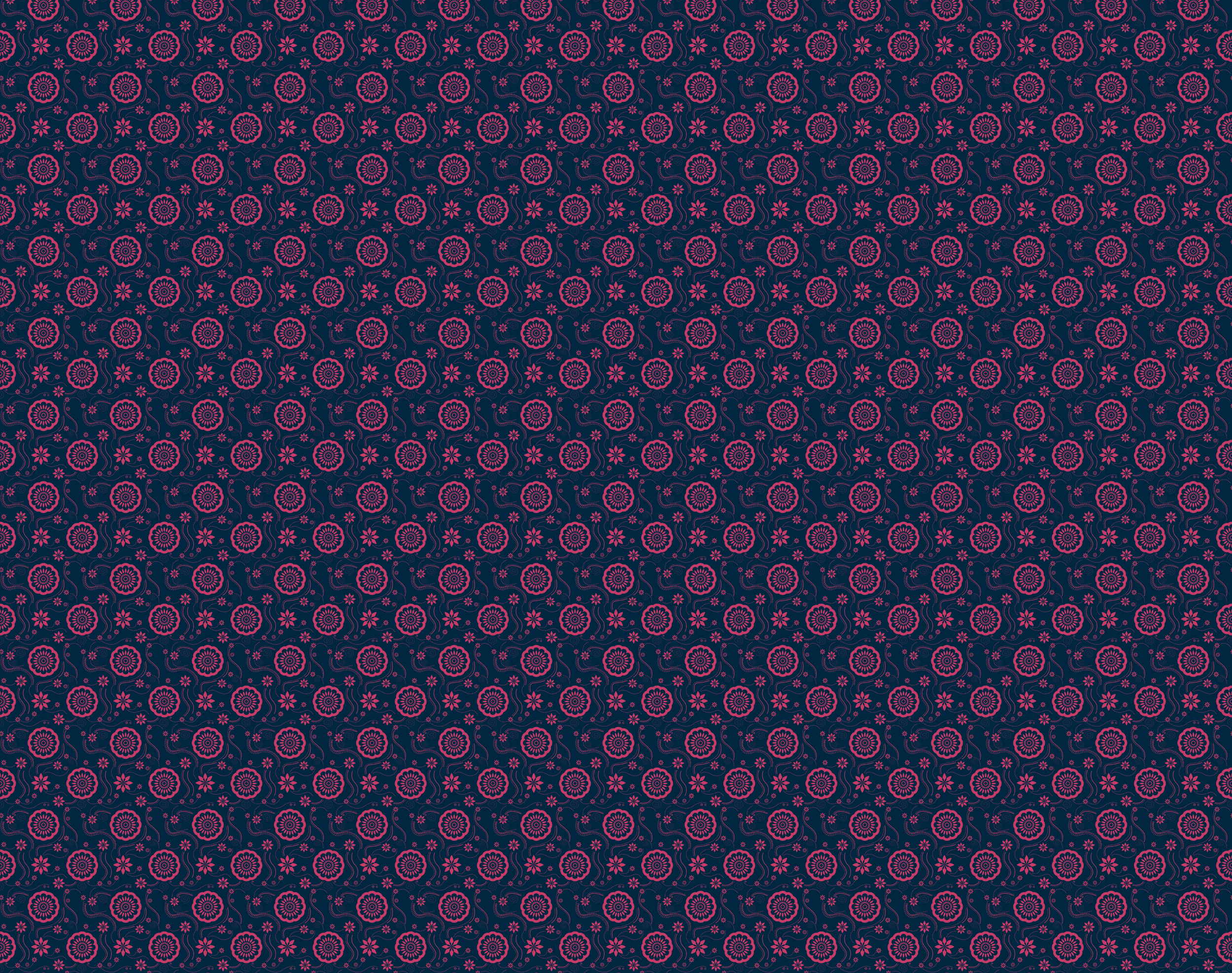 Purple floral Seamless Pattern