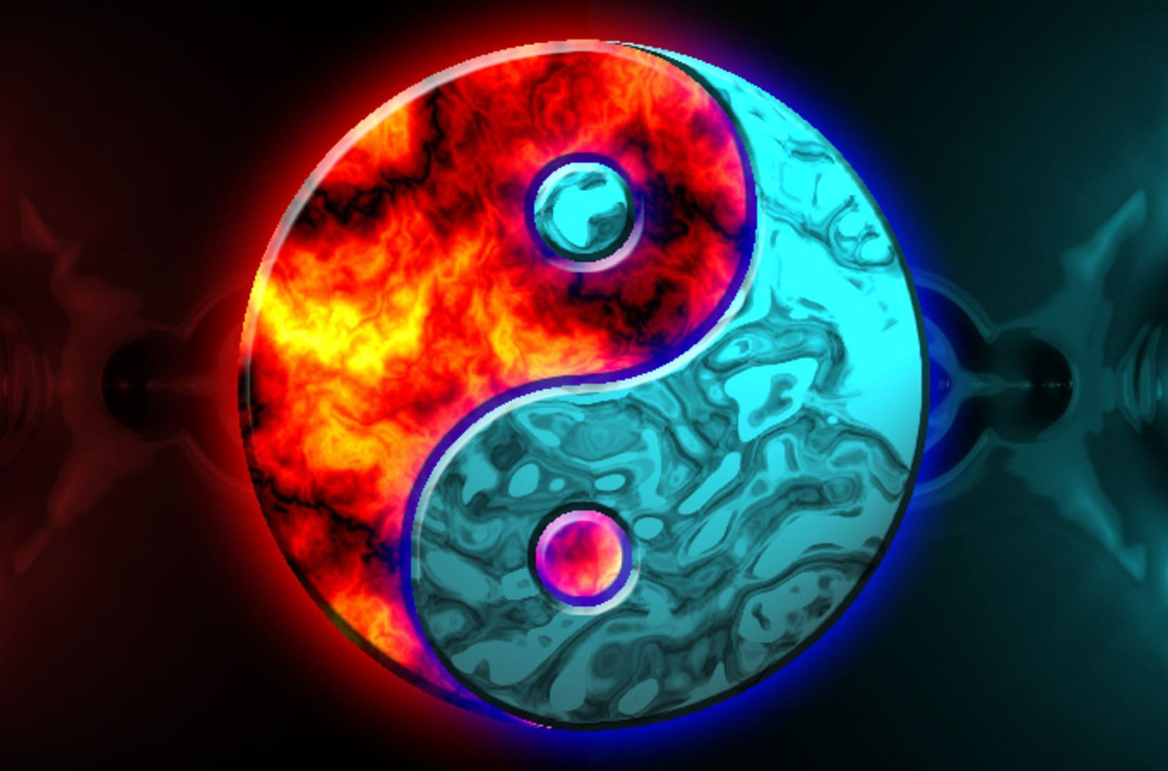 Red & Blue Kung Fu Background For You