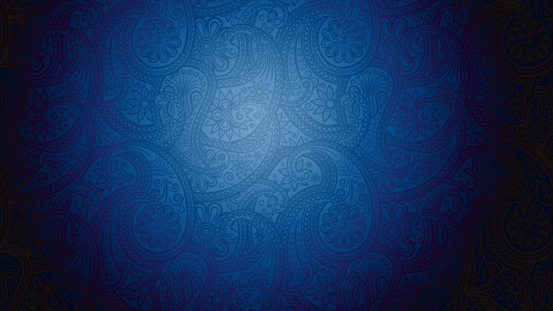Royal Blue Vintage Pattern