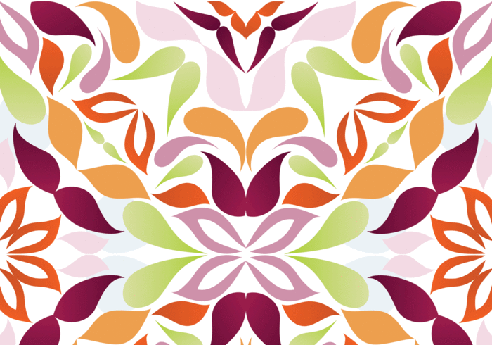Seamless Bright Floral Pattern Wallpaper